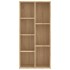 Estantería madera contrachapada color roble Sonoma
