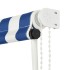 Toldo retráctil 300x150 cm azul y