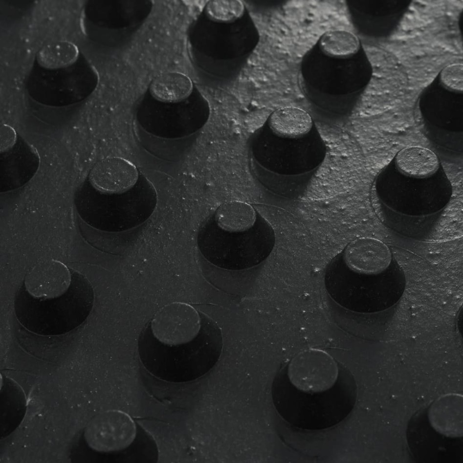 Lámina de drenaje nodular 2 unidades HDPE 400 g/m² 0,5x20