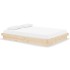 Estructura de cama de matrimonio madera maciza 135x190