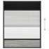 Mosquitera plisada para ventanas aluminio con sombra