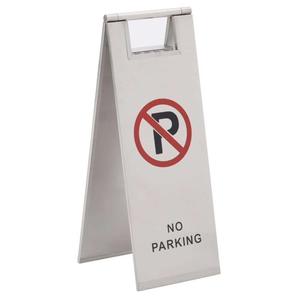 Señal de parking plegable acero
