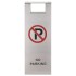 Señal de parking plegable acero