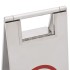 Señal de parking plegable acero