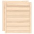 Puertas de armario de lamas 2 uds madera de pino 69x59,4