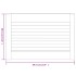 Puerta de armario lamas 4 uds madera pino blanco 39,5x59,4