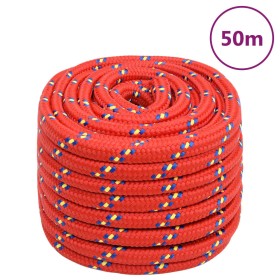 Cuerda de barco polipropileno rojo 20 mm 50