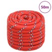 Cuerda de barco polipropileno rojo 20 mm 50 m
