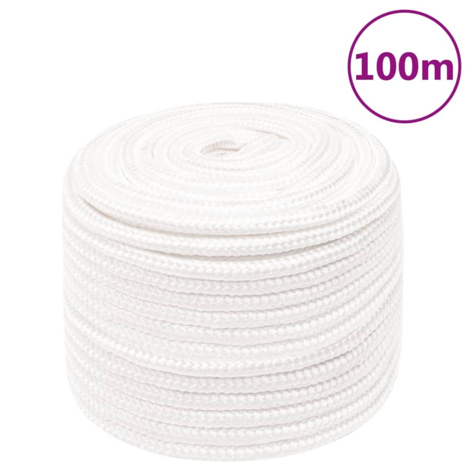 Cuerda de barco polipropileno blanco intenso 12 mm 100