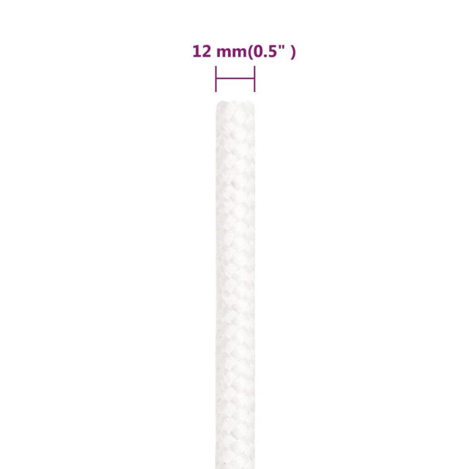 Cuerda de barco polipropileno blanco intenso 12 mm 100