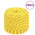 Cuerda de barco polipropileno amarillo 10 mm 250