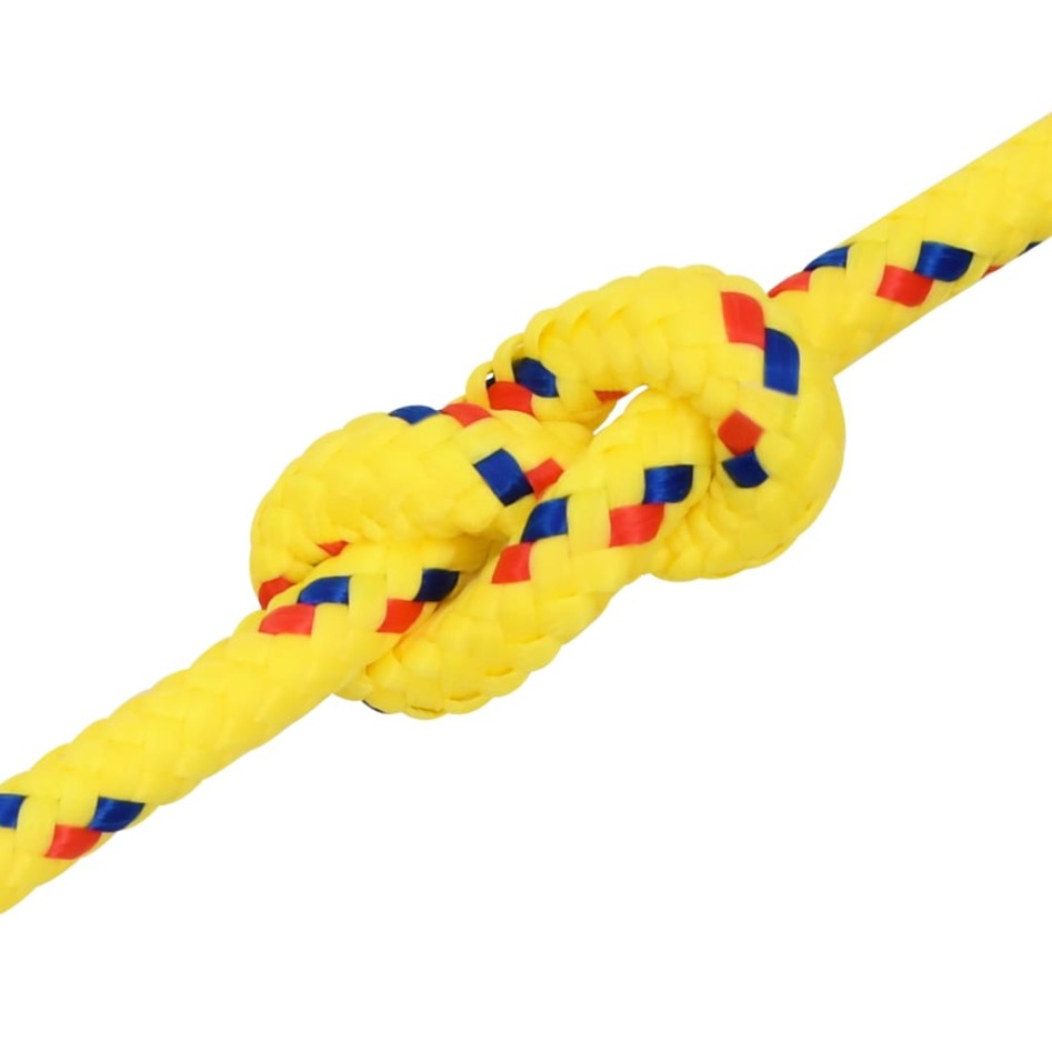 Cuerda de barco polipropileno amarillo 10 mm 250