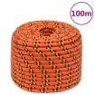 Cuerda de barco polipropileno naranja 14 mm 100 m