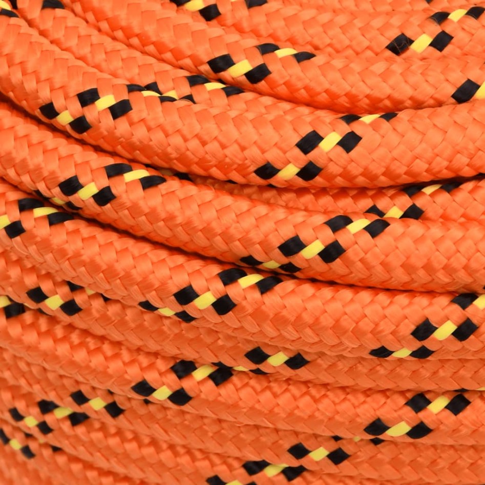 Cuerda de barco polipropileno naranja 18 mm 50