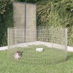 Recinto animales corral 12 paneles hierro galvanizado 54x100 cm
