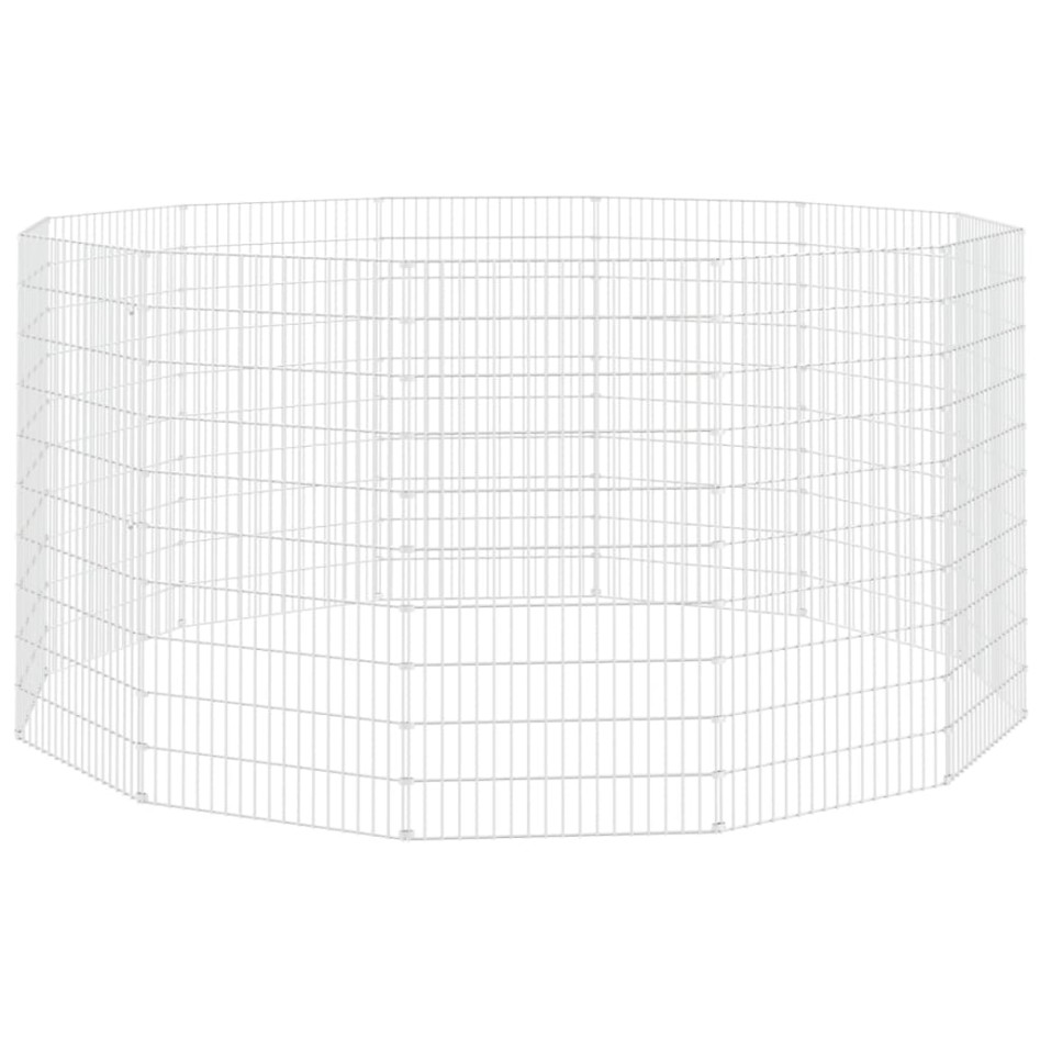 Recinto animales corral 12 paneles hierro galvanizado 54x100