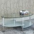 Mesa de centro de vidrio con diseño exclusivo