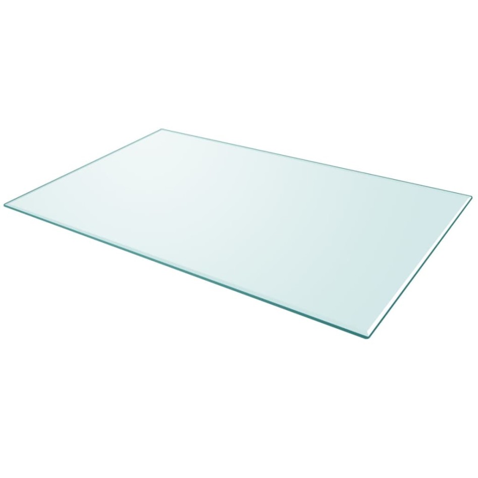 Tablero de mesa de cristal templado cuadrado 1000x620