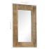 Espejo de madera maciza de mango 50x80
