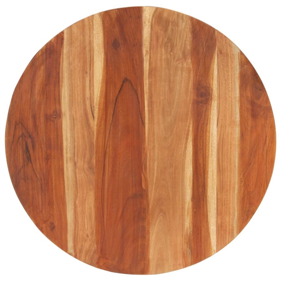 Tablero de mesa redonda madera maciza de acacia 15-16 mm 80