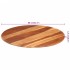 Tablero de mesa redonda madera maciza de acacia 15-16 mm 80