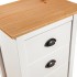 Mesita de noche Hill madera maciza de pino blanco 46x35x49,5