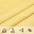 Toldo de vela HDPE beige 160 g/m² 7x7