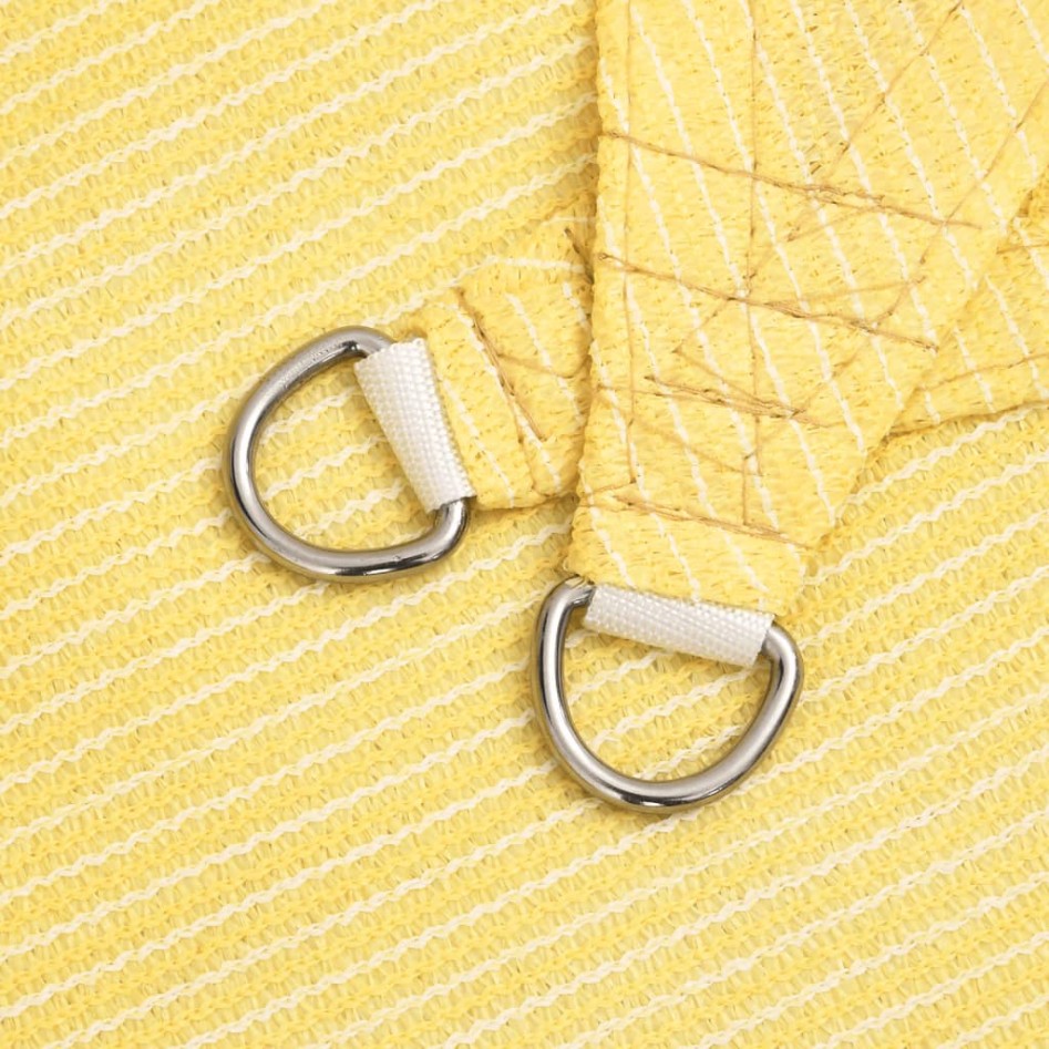 Toldo de vela HDPE beige 160 g/m² 7x7