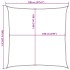Toldo de vela HDPE beige 160 g/m² 7x7