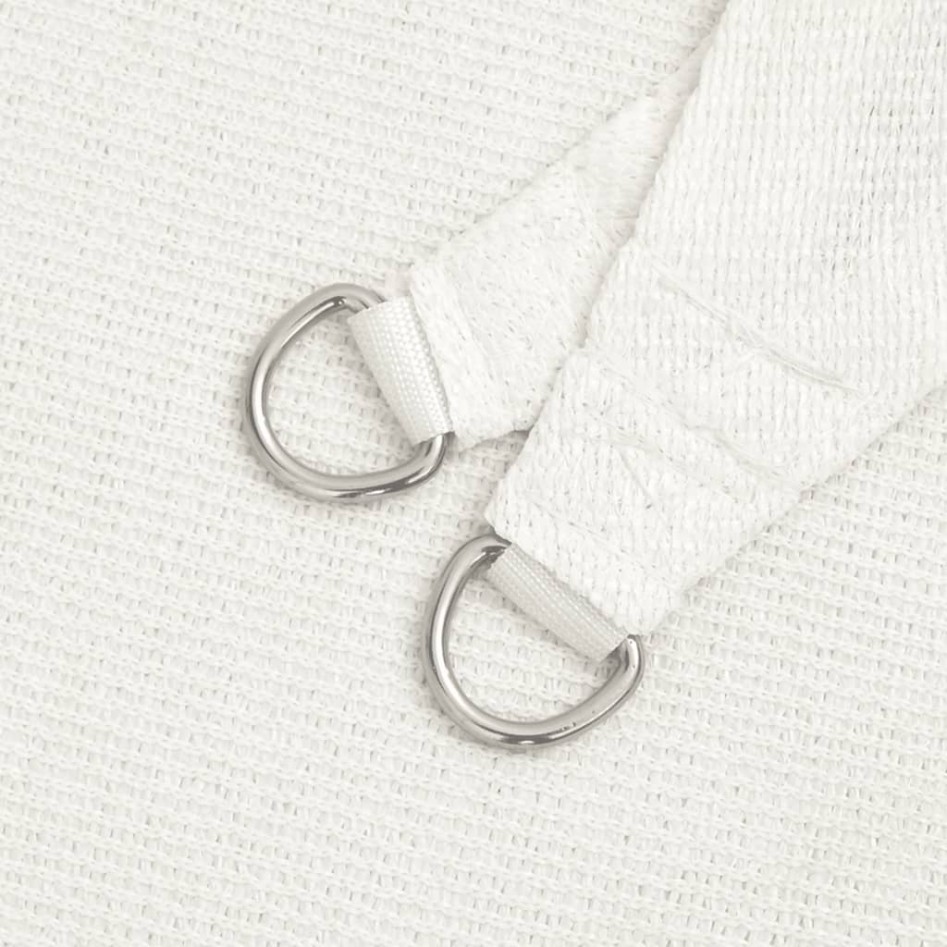 Toldo de vela blanco HDPE 160 g/m² 6x6