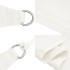 Toldo de vela blanco HDPE 160 g/m² 6x6