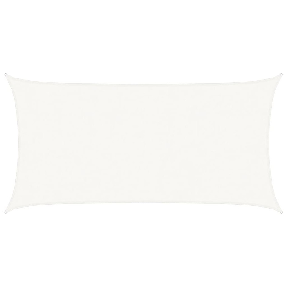 Toldo de vela blanco HDPE 160 g/m² 4x7