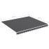 Tela de repuesto para toldo gris antracita 4x3,5