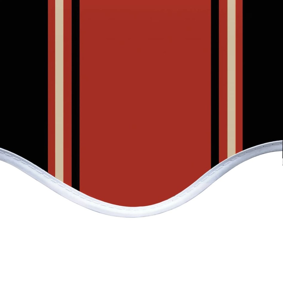 Tela de repuesto para toldo naranja y marrón 4,5x3,5