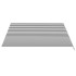 Tela de repuesto para toldo gris antracita y blanco 4x3,5