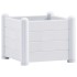 Arriate de jardín PP blanco 43x43x35