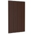 Panel para tejado acero galvanizado marrón 12 unidades 80x45