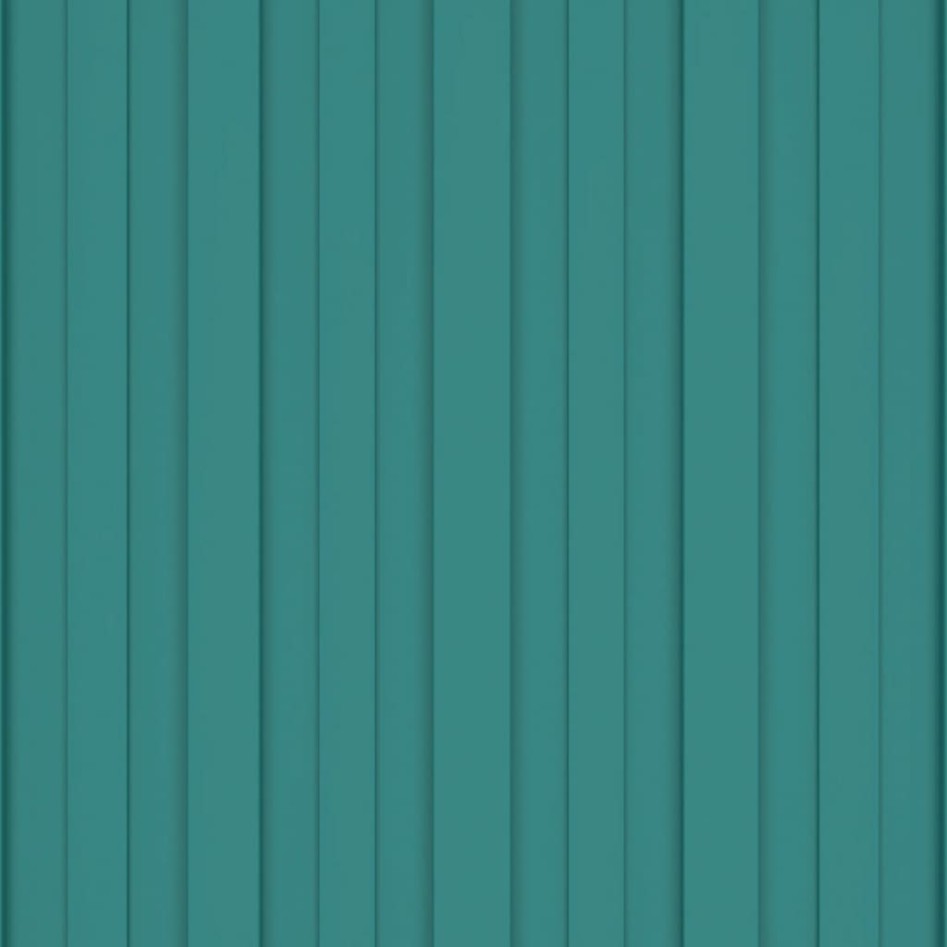 Panel para tejado acero galvanizado verde 12 unidades 100x45