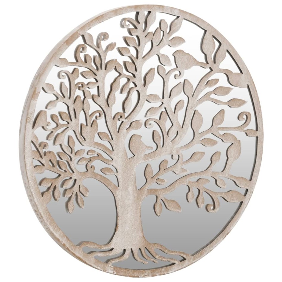 Espejo de jardín redondo hierro arena uso exterior 40x2,5