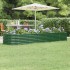 Jardinera arriate acero recubrimiento polvo verde 296x80x36