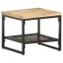 Mesa auxiliar de madera maciza de mango 40x40x35