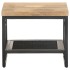 Mesa auxiliar de madera maciza de mango 40x40x35