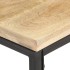 Mesa auxiliar de madera maciza de mango 40x40x35