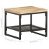 Mesa auxiliar de madera maciza de mango 40x40x35