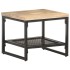 Mesa auxiliar de madera maciza de mango 40x40x35