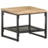 Mesa auxiliar de madera maciza de mango 40x40x35
