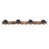 Lámpara de pared industrial negra 90x25 cm