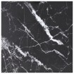 Tablero mesa diseño mármol vidrio templado negro 80x80 cm 6 mm