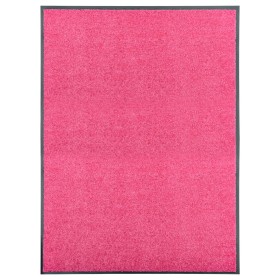 Felpudo lavable rosa 90x120