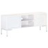 Mueble para TV de madera maciza de mango blanco 115x30x46